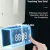 smart pet feeder HD LCD touch screen one tap operation easy interface