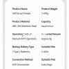 smart pet feeder product specifications 4L capacity ABS stainless steel manual app operation wifi 2.4GHz