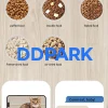Detachable smart pet feeder parts for easy cleaning, fully washable automatic cat dog food dispenser, hygienic pet feeder components