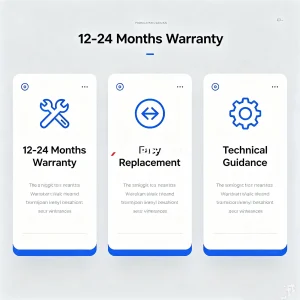12-24 months warranty badge for smart pet feeders and pet tech products - DDPARK wholesale