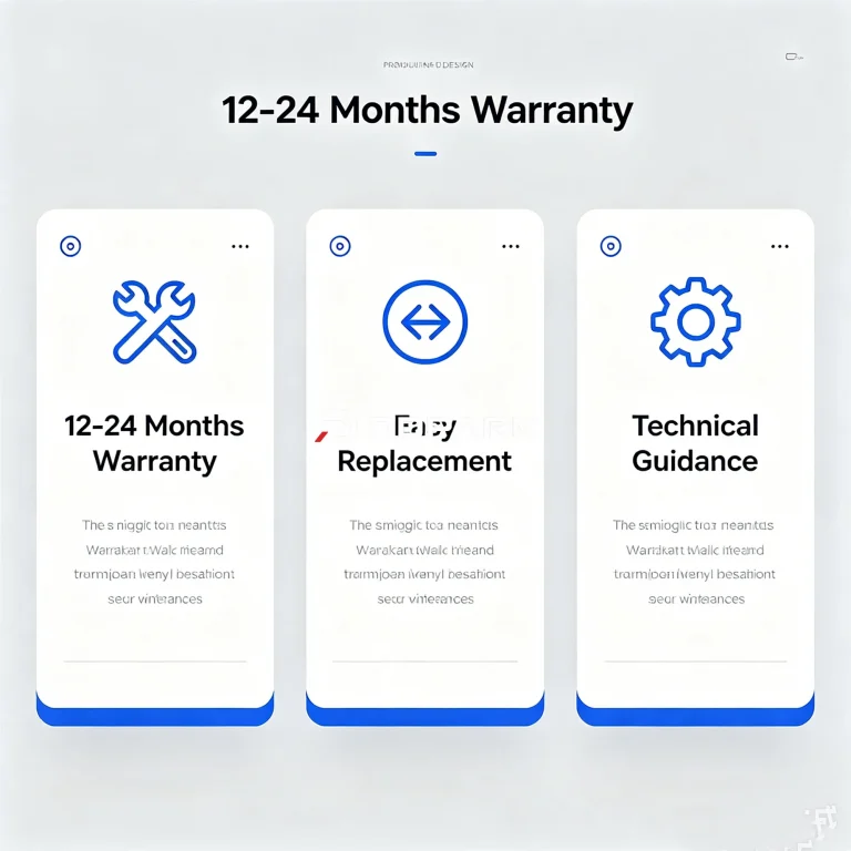 12-24 months warranty badge for smart pet feeders and pet tech products - DDPARK wholesale