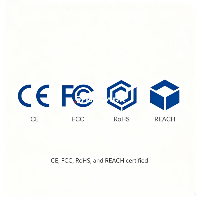 CE, FCC, RoHS, and REACH certified smart pet products for B2B export compliance.