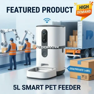 5L Smart Pet Feeder with Camera for OEM and Private Label Wholesale