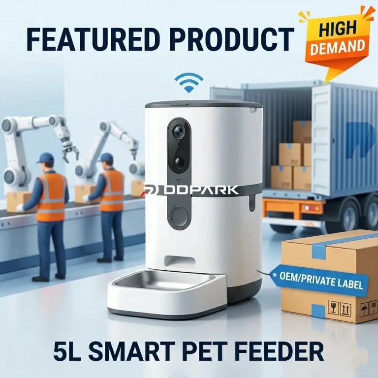 5L Smart Pet Feeder with Camera for OEM and Private Label Wholesale