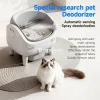 triple deodorizing for cat litter box negative ion sensor spray deep UV light
