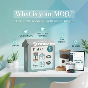 Smart pet products wholesale for startups and pet store owners with low MOQ of 10 units