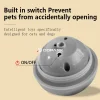 automatic pet bouncing ball built in switch prevents pets from accidentally opening on off control