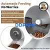 Anti-jam smart pet feeder roller feeding system, patented guide tube design for no clogging, 10000+ cycle tested automatic feeder, reliable cat food dispenser